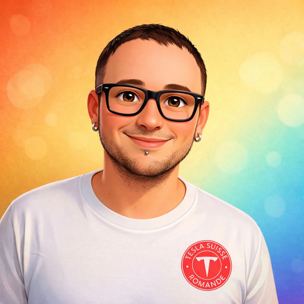 Anthony, president du club Tesla Suisse Romande